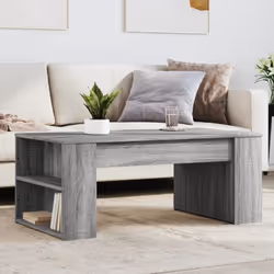 Ajoutez une touche d'élégance à votre salon avec cette élégante table basse. Matériau durable : le bois d'ingénierie est d'un ...