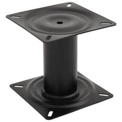 vidaXL Piédestal de siège de bateau noir 18 cm acier