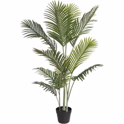 Égayez votre pièce avec ce palmier artificiel ! Aspect réaliste : les branches et les feuilles sont fabriquées en polypropylè ...