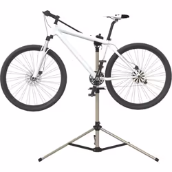 Ce support de réparation de vélo est parfait pour diverses tâches telles que la réparation de pneus crevés, la lubrification  ...