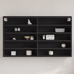 VidaXL 847927 étagères Bois Noir