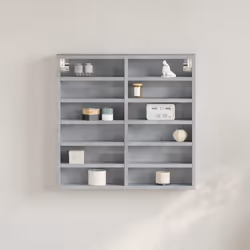 VidaXL 847929 étagères Bois Gris