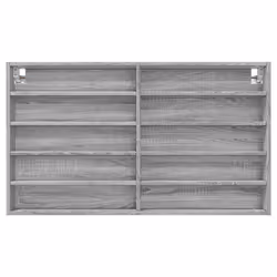 VidaXL 847931 étagères Bois Gris - Vue supplémentaire 4