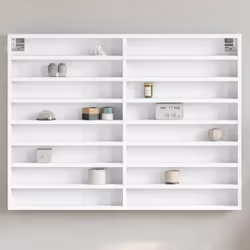 Cette armoire à vitrine tendance, au design épuré et classique, se veut un supplément décoratif et pratique à votre décoratio ...