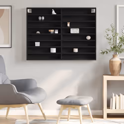 VidaXL 847934 étagères Bois Noir