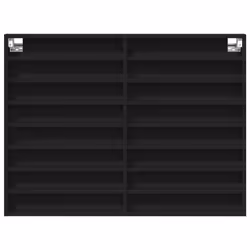 VidaXL 847934 étagères Bois Noir - Vue supplémentaire 4