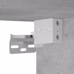 VidaXL 847936 étagères Bois Gris - Vue supplémentaire 8