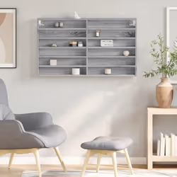 VidaXL 847938 étagères Bois Gris