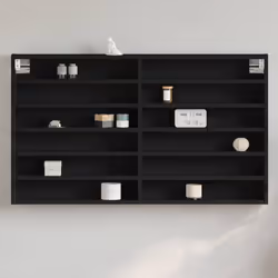 VidaXL 847941 étagères Bois Noir