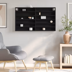 VidaXL 847941 étagères Bois Noir