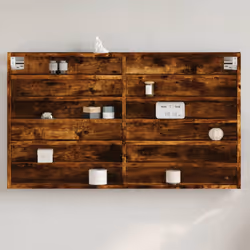 VidaXL 847944 étagères Bois Chêne, Marron