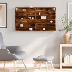 VidaXL 847944 étagères Bois Chêne, Marron