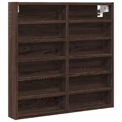 VidaXL 847946, Bois, Marron, Bois, 60 kg, 12 étagères, 1000 mm, 85 mm