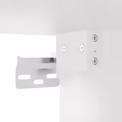 VidaXL 847947 étagères Bois Blanc - Vue supplémentaire 6