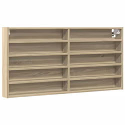 VidaXL 847949, Bois, Bois, 60 kg, 10 étagères, 1000 mm, 85 mm