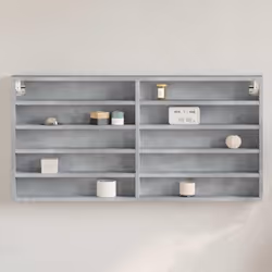 Cette armoire à vitrine tendance, au design épuré et classique, se veut un supplément décoratif et pratique à votre décoratio ...