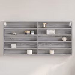 VidaXL 847952 étagères Bois Gris