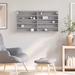 VidaXL 847952 étagères Bois Gris