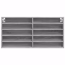 VidaXL 847952 étagères Bois Gris - Vue supplémentaire 4