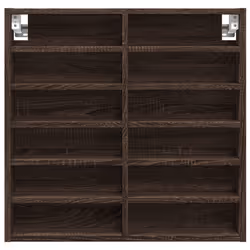 VidaXL 847953 étagères Bois Marron, Bois - Vue supplémentaire 4