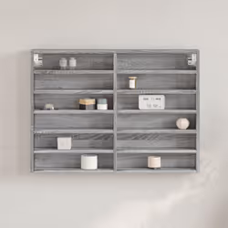 VidaXL 847959 étagères Bois Gris