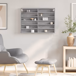 VidaXL 847959 étagères Bois Gris