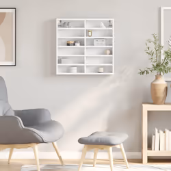 VidaXL 847961 étagères Bois Blanc - Vue supplémentaire 3