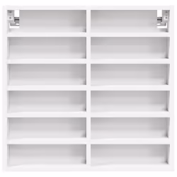 VidaXL 847961 étagères Bois Blanc - Vue supplémentaire 4