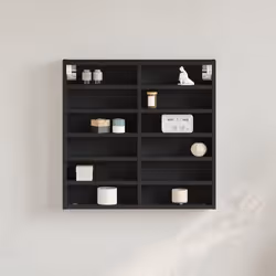 VidaXL 847962 étagères Bois Noir