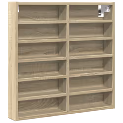 VidaXL 847963, Bois, Bois, 50 kg, 12 étagères, 600 mm, 85 mm