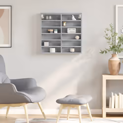 VidaXL 847964 étagères Bois Gris