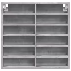 VidaXL 847964 étagères Bois Gris - Vue supplémentaire 4