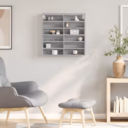 VidaXL 847966 étagères Bois Gris - Vue supplémentaire 3
