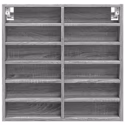 VidaXL 847966 étagères Bois Gris - Vue supplémentaire 4