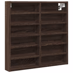 VidaXL 847967, Bois, Marron, Bois, 50 kg, 12 étagères, 600 mm, 85 mm