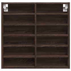 VidaXL 847967 étagères Bois Marron, Bois - Vue supplémentaire 4