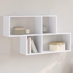 VidaXL 848017 étagères Bois Blanc
