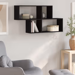 VidaXL 848018 étagères Bois Noir