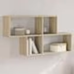 vidaXL Étagère murale chêne sonoma 100x20x53 cm bois d'ingénierie
