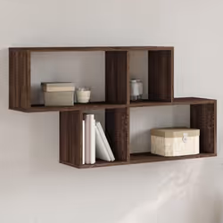 VidaXL 848023 étagères Bois Marron, Bois
