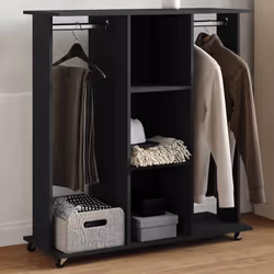 Faites de l'ordre dans votre armoire et choisissez facilement votre tenue grâce à cette garde-robe ! Matériau durable : le bo ...