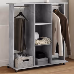 Faites de l'ordre dans votre armoire et choisissez facilement votre tenue grâce à cette garde-robe ! Matériau durable : le bo ...