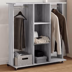 Faites de l'ordre dans votre armoire et choisissez facilement votre tenue grâce à cette garde-robe ! Matériau durable : le bo ...