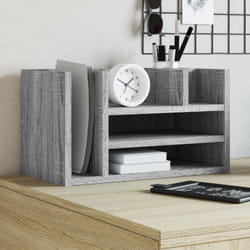Vidaxl - Organisateur de bureau sonoma gris 44,5x24x25cm bois ingénierie