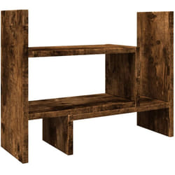 Vidaxl - Organisateur de bureau chêne fumé 38,5x17x39 cm bois ingénierie