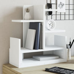 Organisateur de bureau blanc 49x20x52,5 cm bois d'ingénierie - Vidaxl