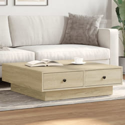 Vidaxl - Table basse Chêne sonoma 90x90x28 cm Aggloméré