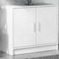 vidaXL Armoire de lavabo blanc 63x29x55 cm bois d'ingénierie