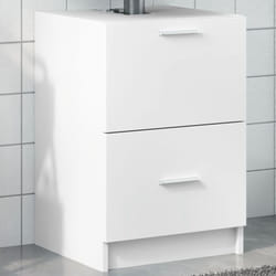 Vidaxl - Armoire d'évier blanc 40x37x59 cm bois d'ingénierie