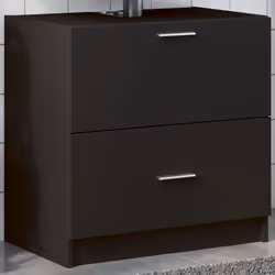 VidaXL 848109, Noir, Bois, 30 kg, 590 mm, 370 mm, 590 mm